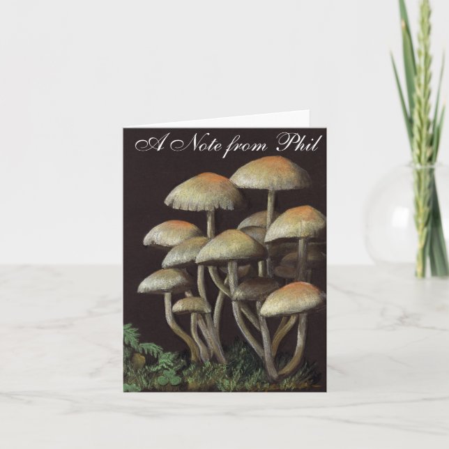 Mushrooms Note Card (Front)