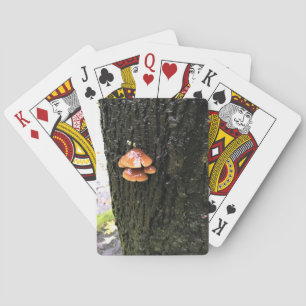 Mushrooms on a Tree, Oregon Playing Cards