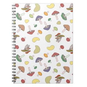 Mushrooms Pastel Notebook