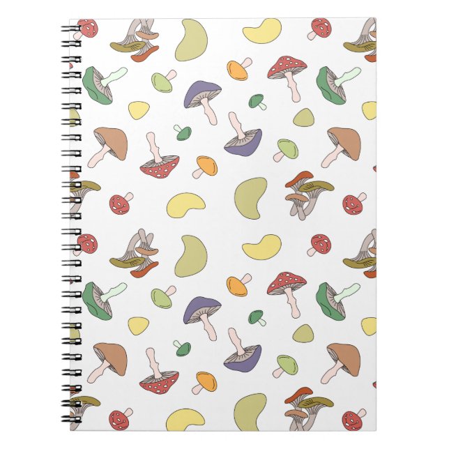 Mushrooms Pastel Notebook (Front)