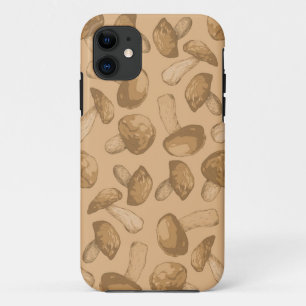 Mushrooms pattern iPhone 11 case