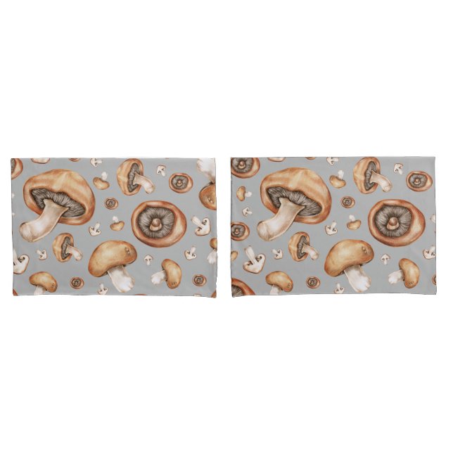 Mushrooms Pillowcase (Front-Set)