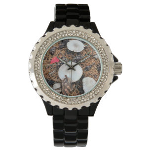 Mushrooms & Pine Cones Watch