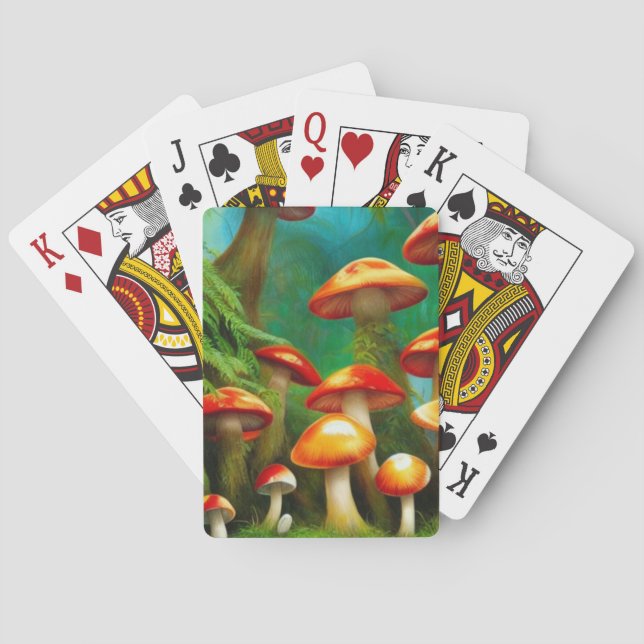 Mushrooms Playing Cards (Back)