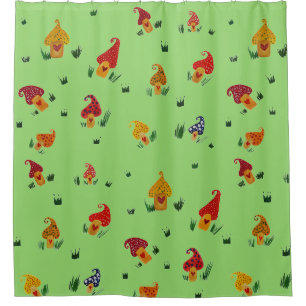 Mushrooms Shower Curtain