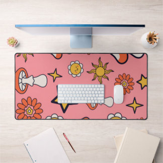 Mushrooms, Stars, Flowers, and Sun