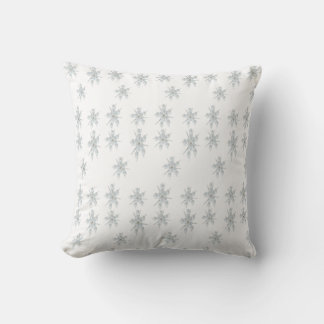 Mushrooms Stars Throw Pillow