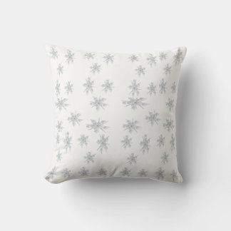 Mushrooms Stars Throw Pillow