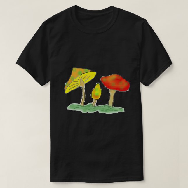 Mushrooms T-Shirt (Design Front)