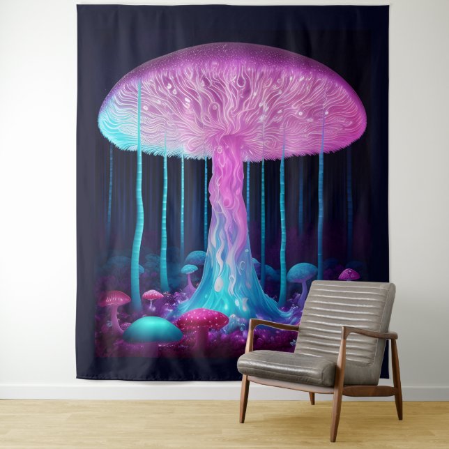 Mushrooms Tapestry (In Situ)