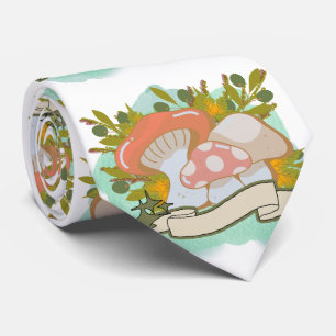 MUSHROOMS TIE