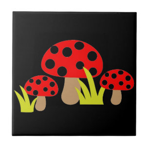 Mushrooms Tile