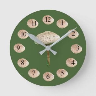 Mushrooms Wall Clock