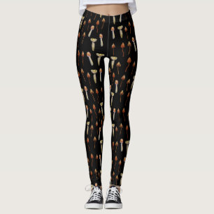 MushroomsPsychedelic Plants  Art Leggings