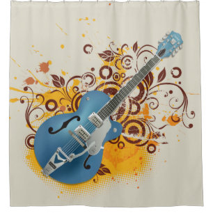 Music 10 Shower Curtain