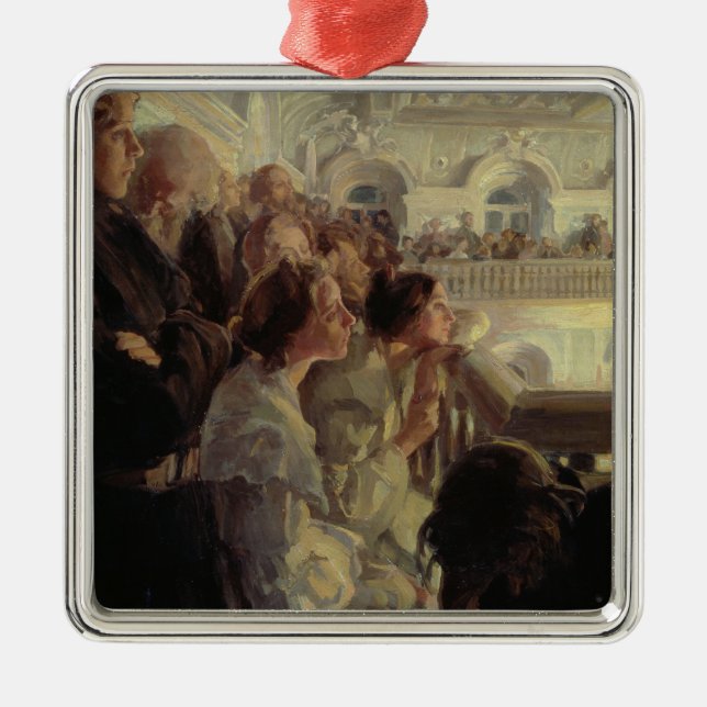 Music, 1902-03 metal ornament (Front)