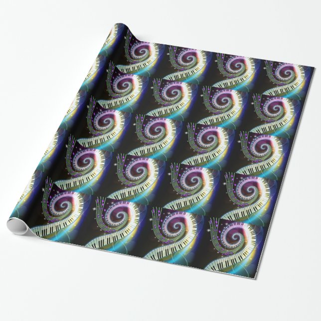 Music 1A Wrapping Paper (Unrolled)