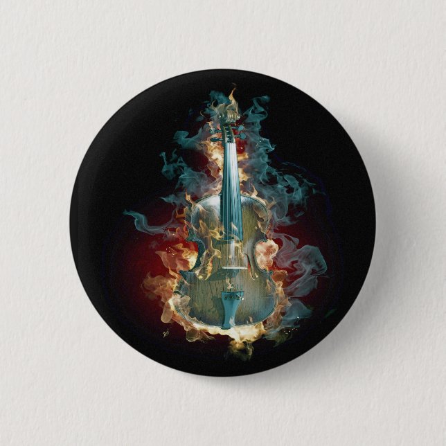 MUSIC 2 INCH ROUND BUTTON (Front)