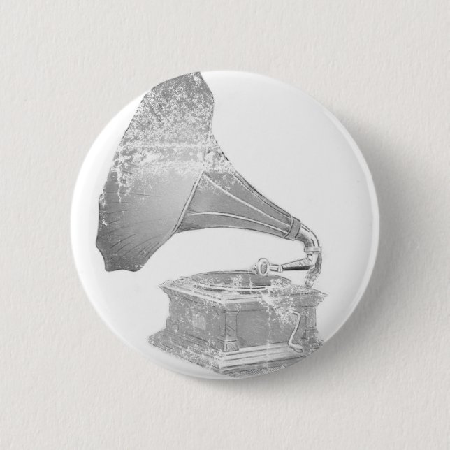 music 2 inch round button (Front)