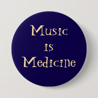 music 3 inch round button