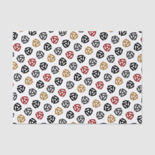 Music 45 RPM Vinyl Record Adaptor Gift Tissue Paper