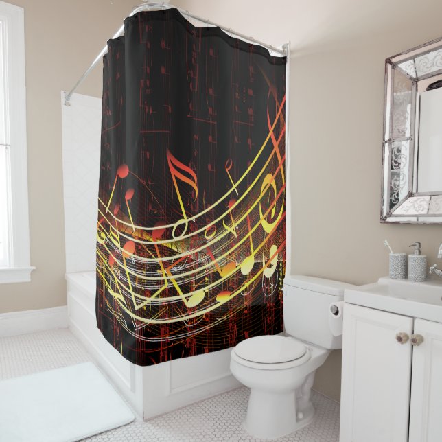 Music 4 Shower Curtain (In Situ)