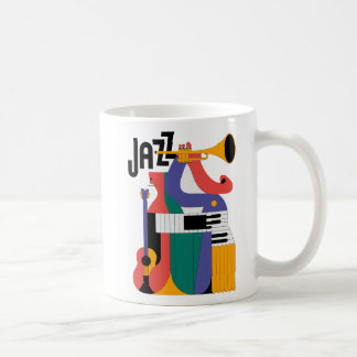 music abstract art  coffee mug