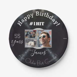Music Album Theme Birthday Plate - HAMbWG