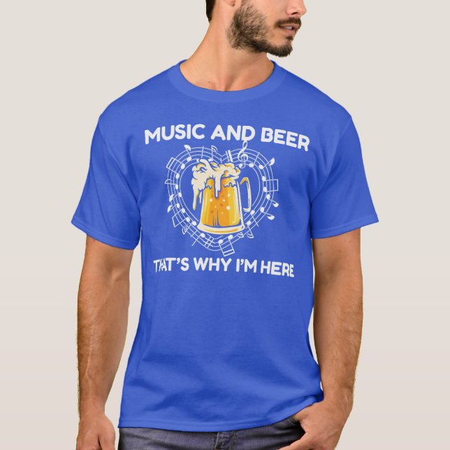 Music and Beer family T-Shirt (Front)