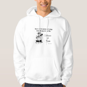 Music and Cats 2 - Schweitzer quote Hoodie