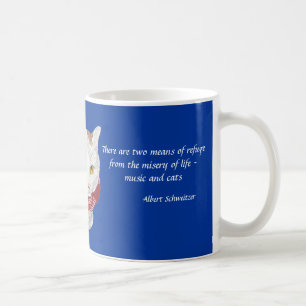 Music and Cats Quote Gift Mug
