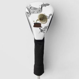 Music and Gramophone Golf Head Cover
