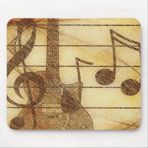 Music and Guitar Mousepad