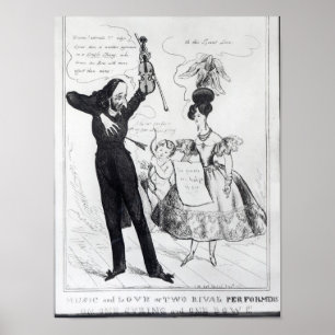 Music and Love or Two Rival Performers Poster