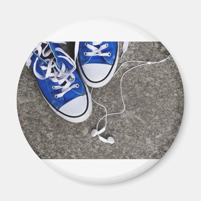 Music and sneakers magnet (Front)