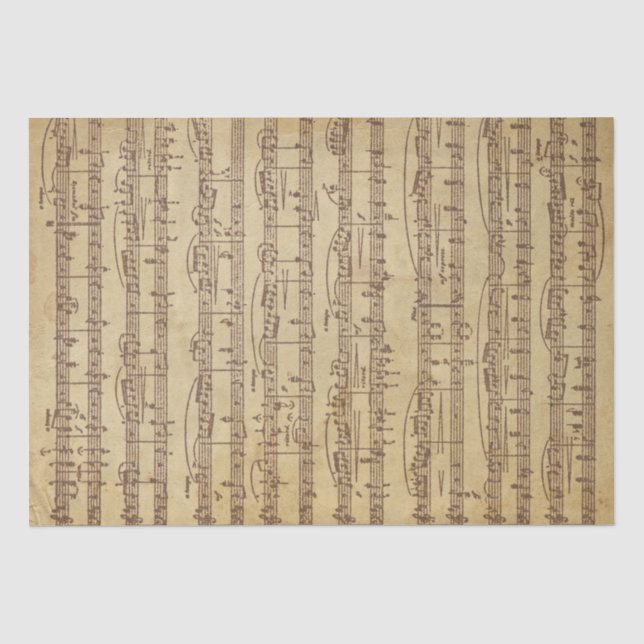 Music and Song Tissue Paper (Front)