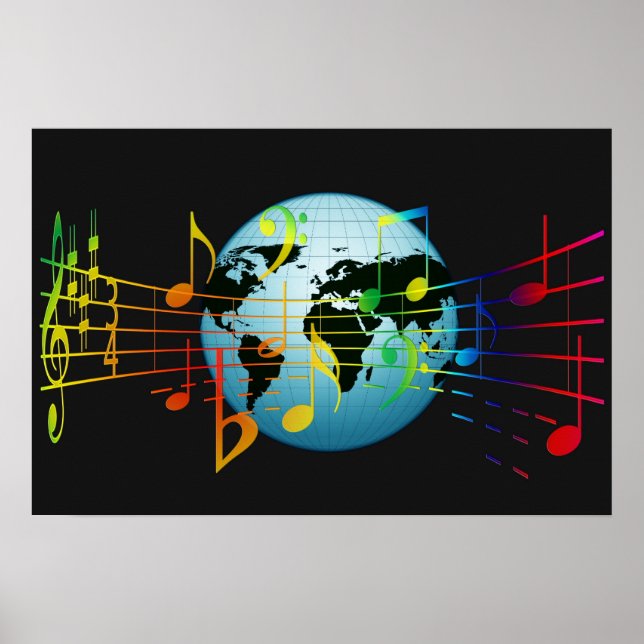 Music Around the World Poster (Front)