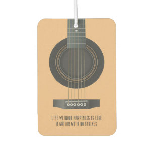 Music Art A Guitar With No Strings Air Freshener