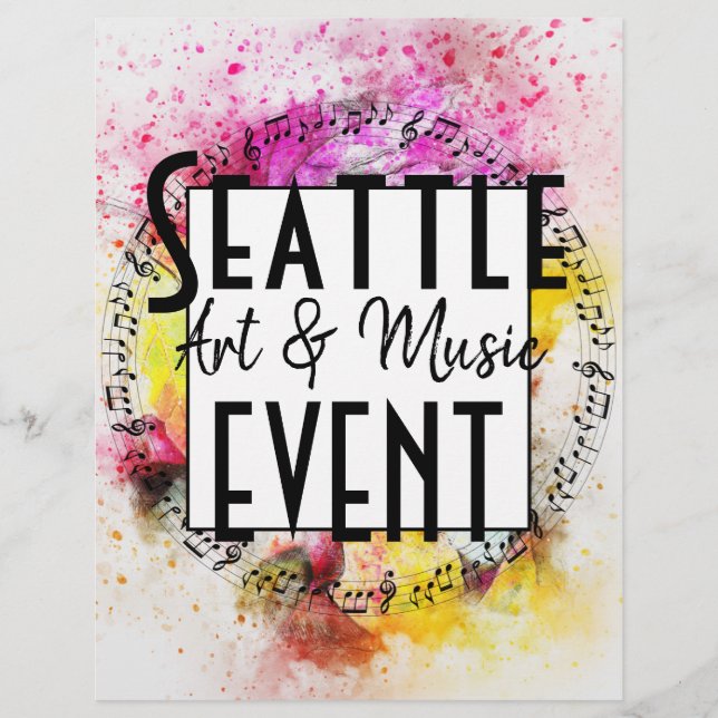 Music & Art Event Flyer (Front)