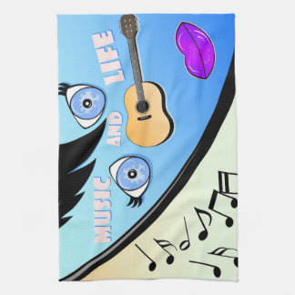Music Art Music And Life Kitchen Towel