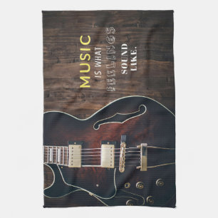 Music Art Music Are Feeling Kitchen Towel