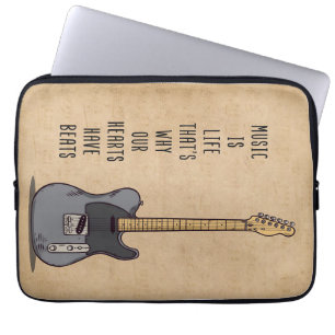 Music Art Music Is Life Laptop Sleeve