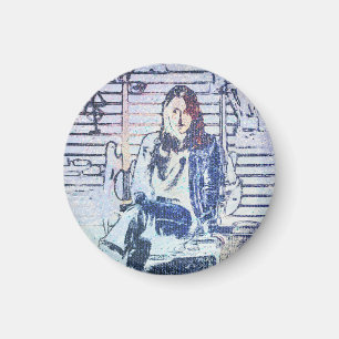 Music Art Print Magnet