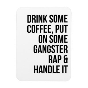 Music Art Rap And Handle It Magnet
