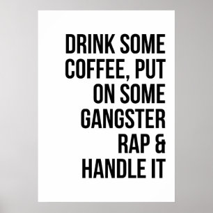 Music Art Rap And Handle It Poster