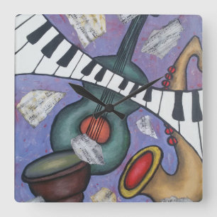 Music Art Wall Clock