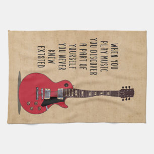 Music Art When You Play Music Kitchen Towel