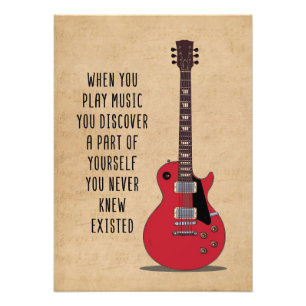 Music Art When You Play Music Photo Print