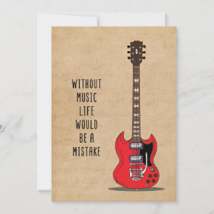 Music Art Without Music Life Would Be A Mistake Invitation