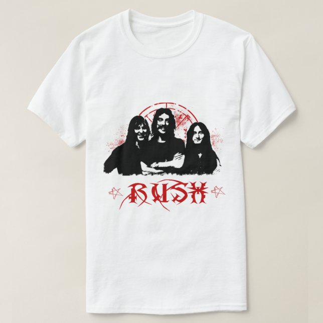 Music Band Rock Legend Rush T-Shirt (Design Front)